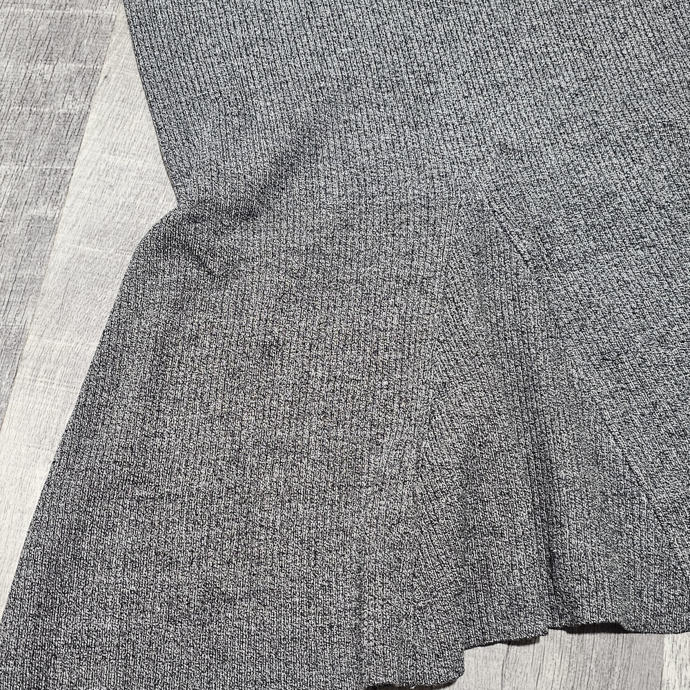 Grey Ribbed Maxi Dress - Picture 2 of 8